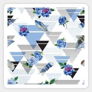 Blue Roses Magnet
